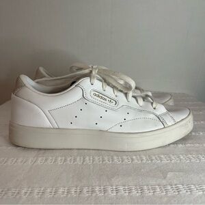 Adidas Classic White Leather Sneakers